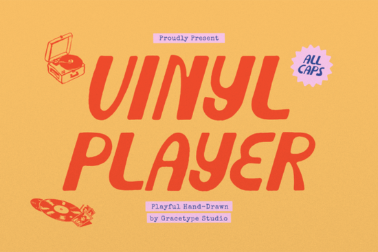 Vinyl Player Font